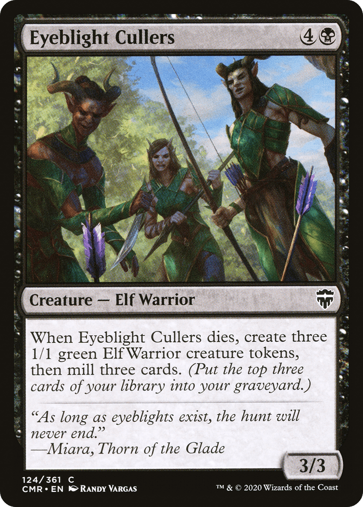 Eyeblight Cullers [Commander Legends] Foil
