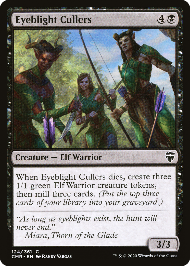Eyeblight Cullers [Commander Legends] Foil