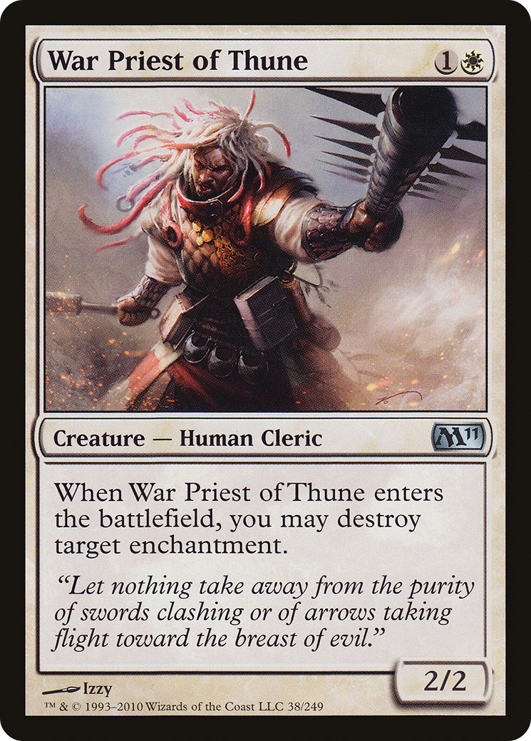 War Priest of Thune [Magic 2011] Foil