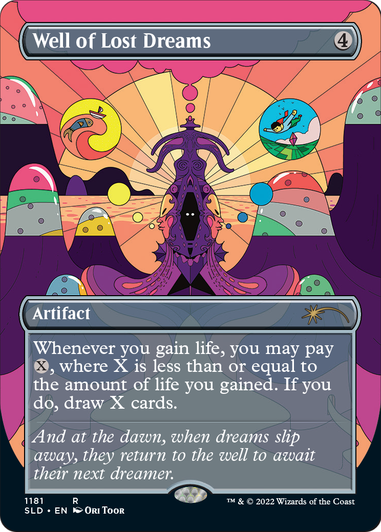 Well of Lost Dreams (1181) (Borderless) [Secret Lair Drop Series] Foil