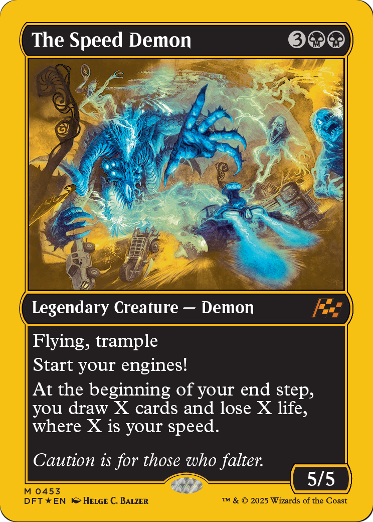 The Speed Demon |  Foil (453) [Aetherdrift]