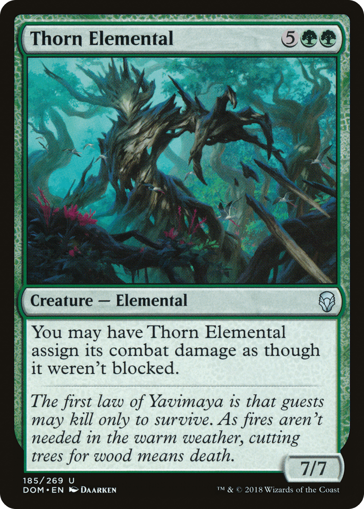 Thorn Elemental [Dominaria] Foil