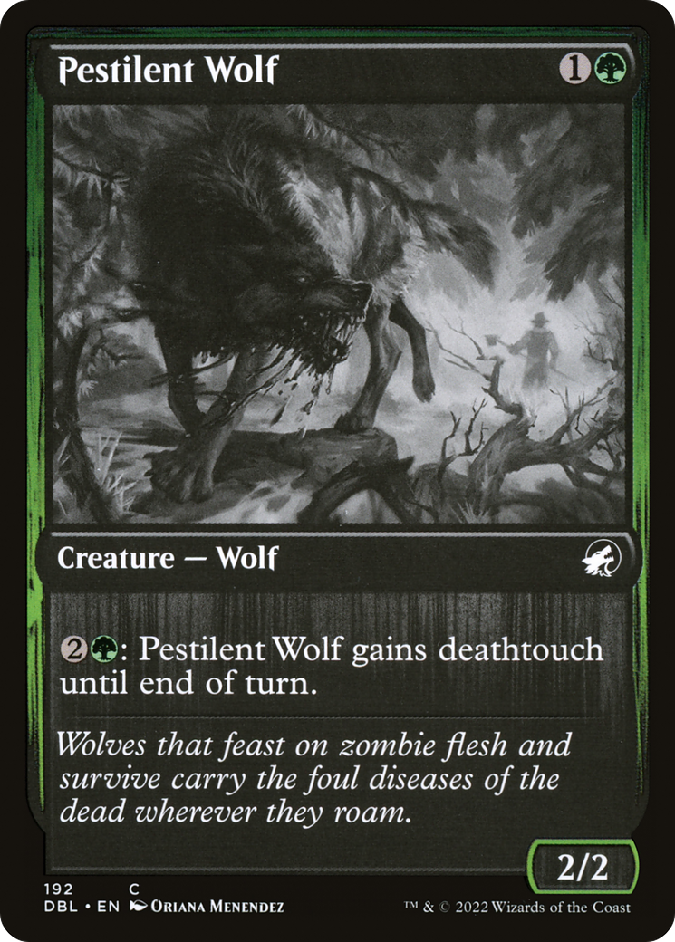 Pestilent Wolf [Innistrad: Double Feature] Foil