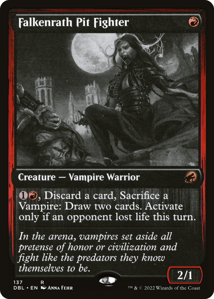 Falkenrath Pit Fighter [Innistrad: Double Feature] Foil