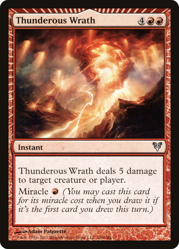 Thunderous Wrath [Avacyn Restored] Foil
