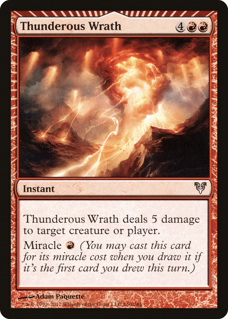Thunderous Wrath [Avacyn Restored] Foil