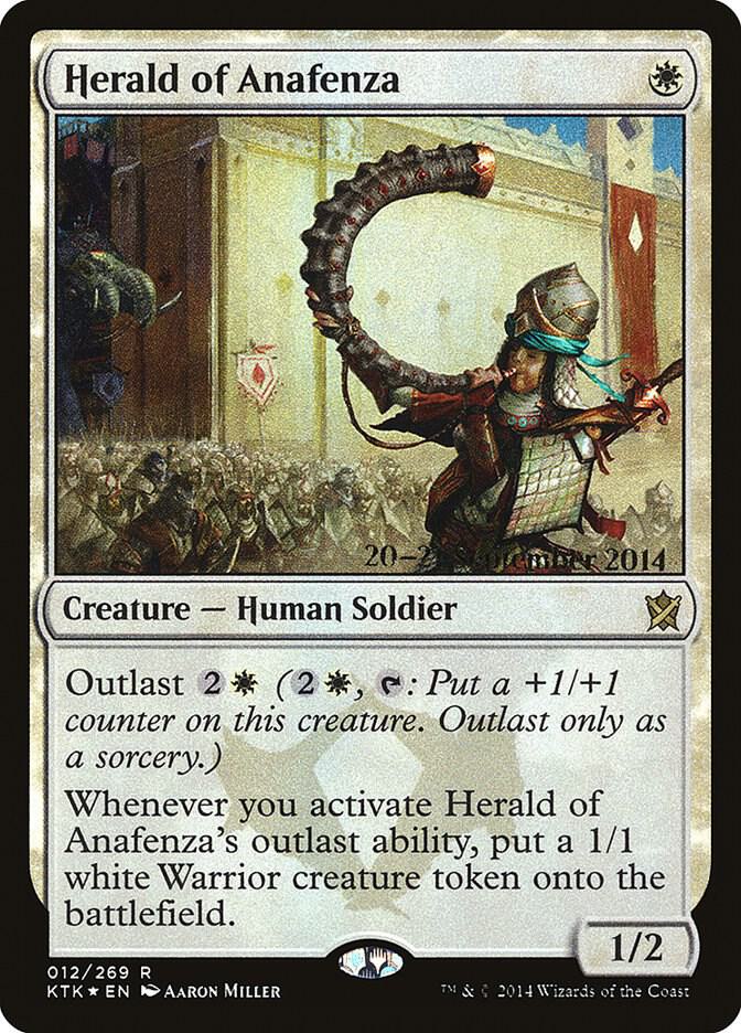 Herald of Anafenza 12s/56 (Prerelease Cards)  - Foil