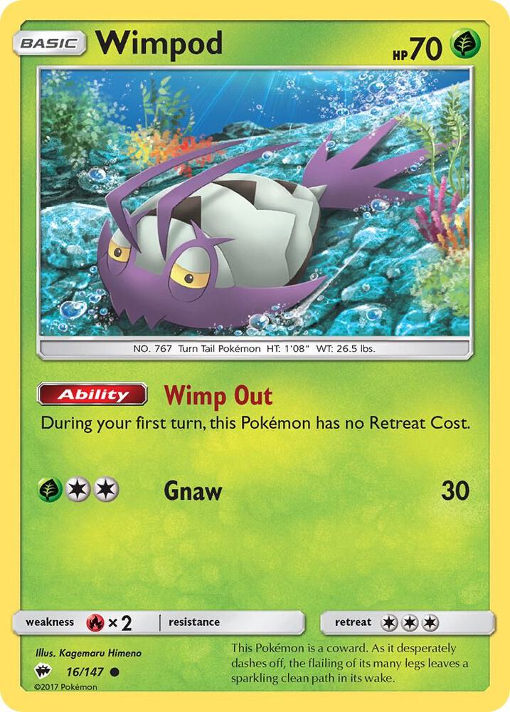 Wimpod 16/147 (SM - Burning Shadows) 