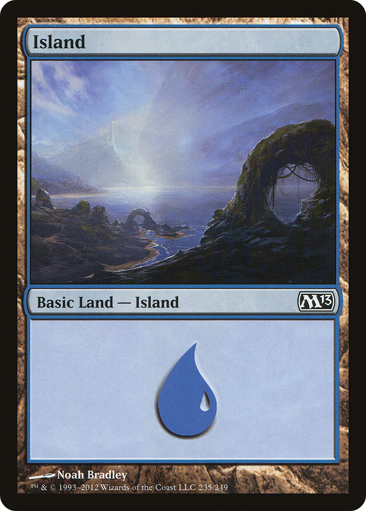 Island (235) [Magic 2013] Foil