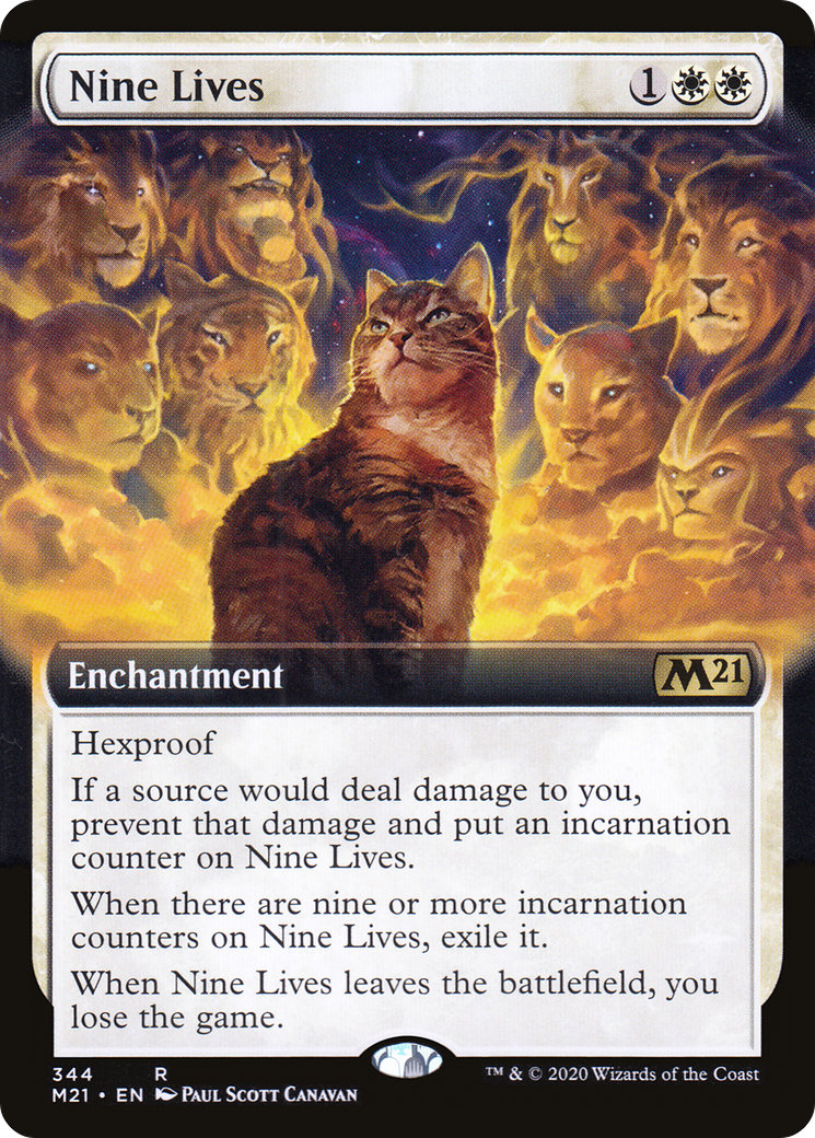 Nine Lives (Extended Art) [Core Set 2021] Foil