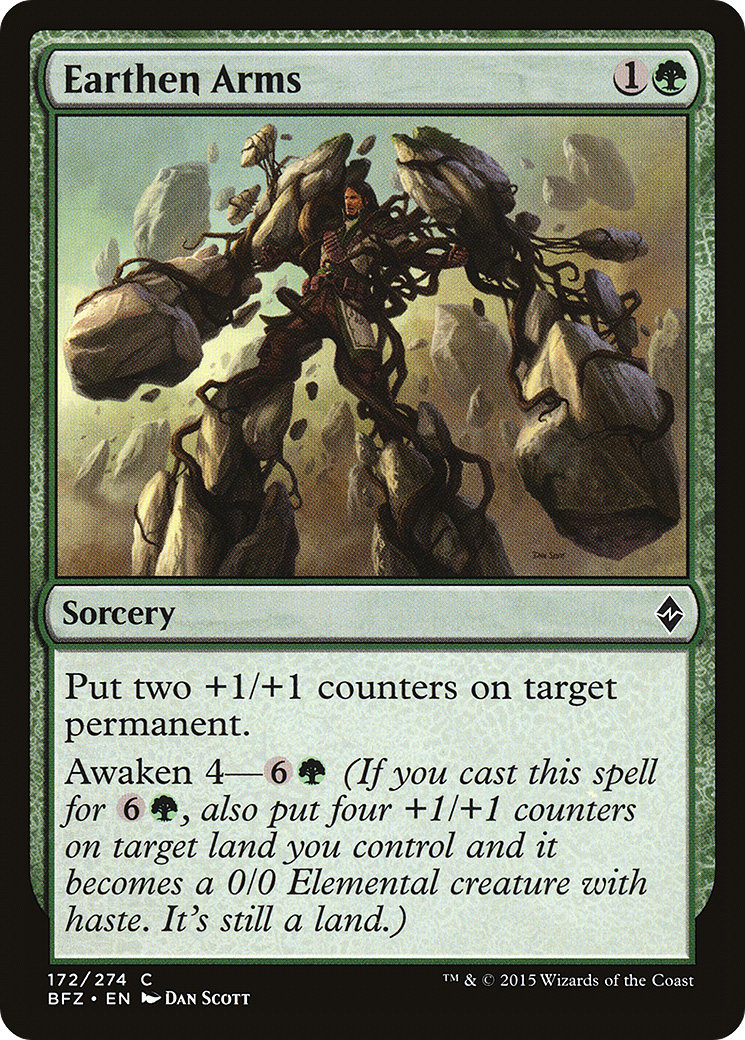 Earthen Arms [Battle for Zendikar] Foil