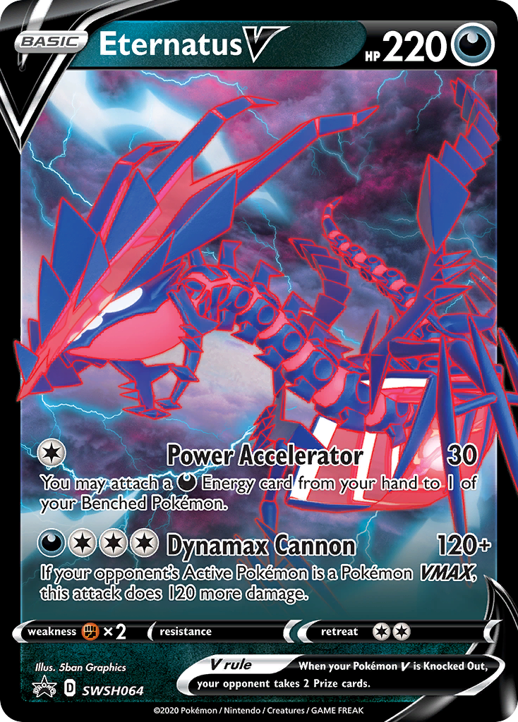 Eternatus V SWSH064/307 - SWSH Sword & Shield Promo Cards Holofoil