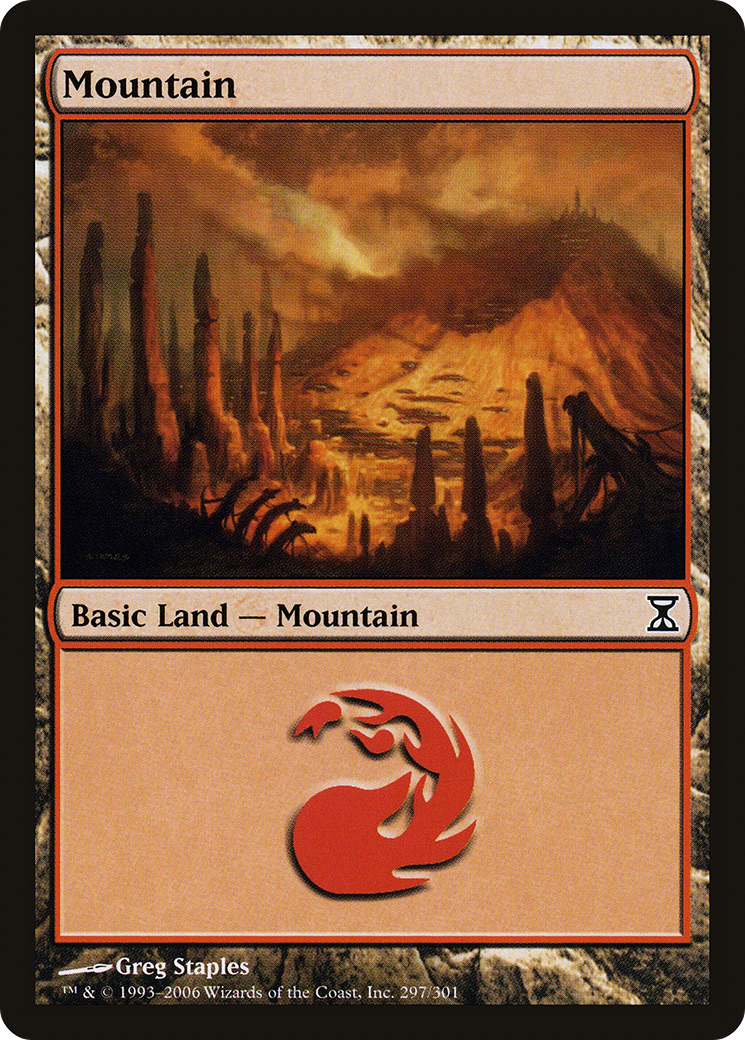 Mountain (297) [Time Spiral] Foil