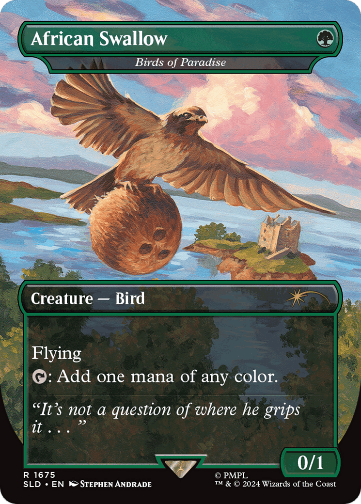 African Swallow - Birds of Paradise [Secret Lair Drop Series] Foil