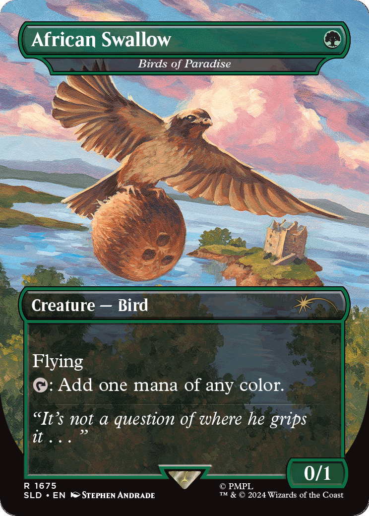 African Swallow - Birds of Paradise [Secret Lair Drop Series] Foil
