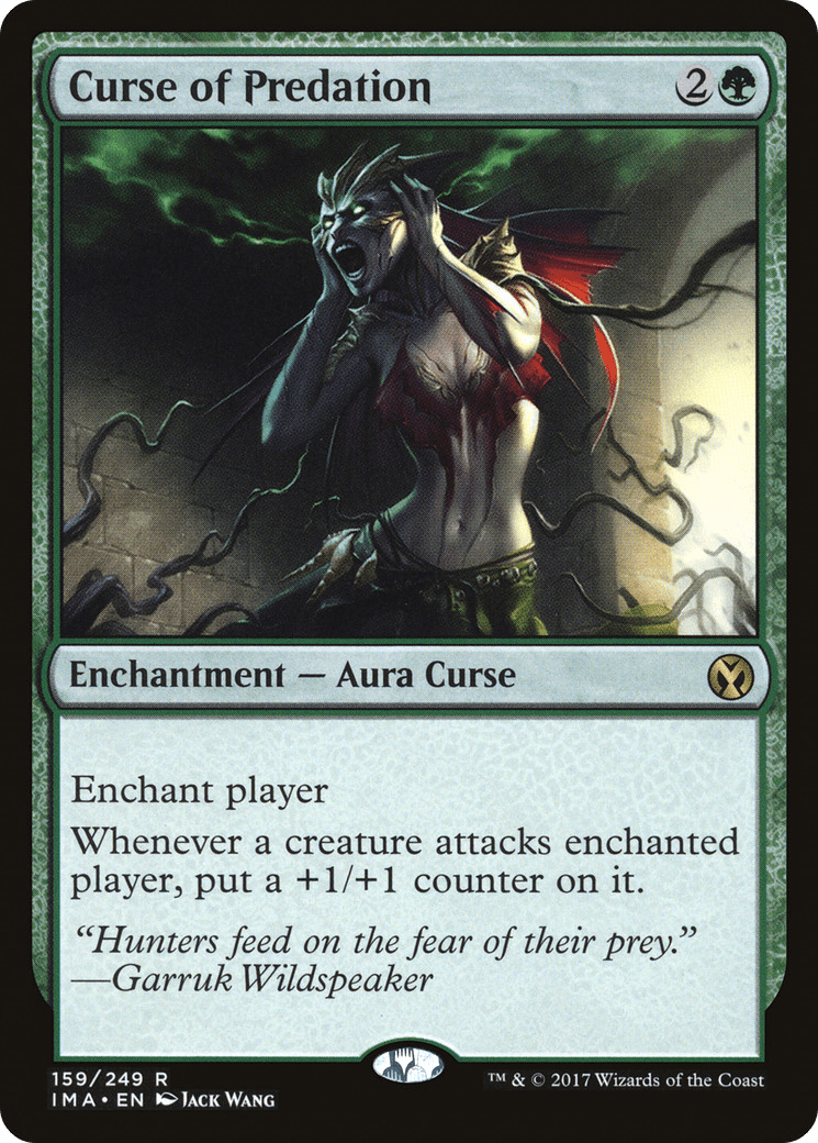 Curse of Predation [Iconic Masters] Foil