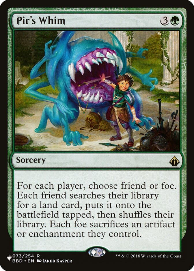Pir's Whim |  (BBD-73) [The List]