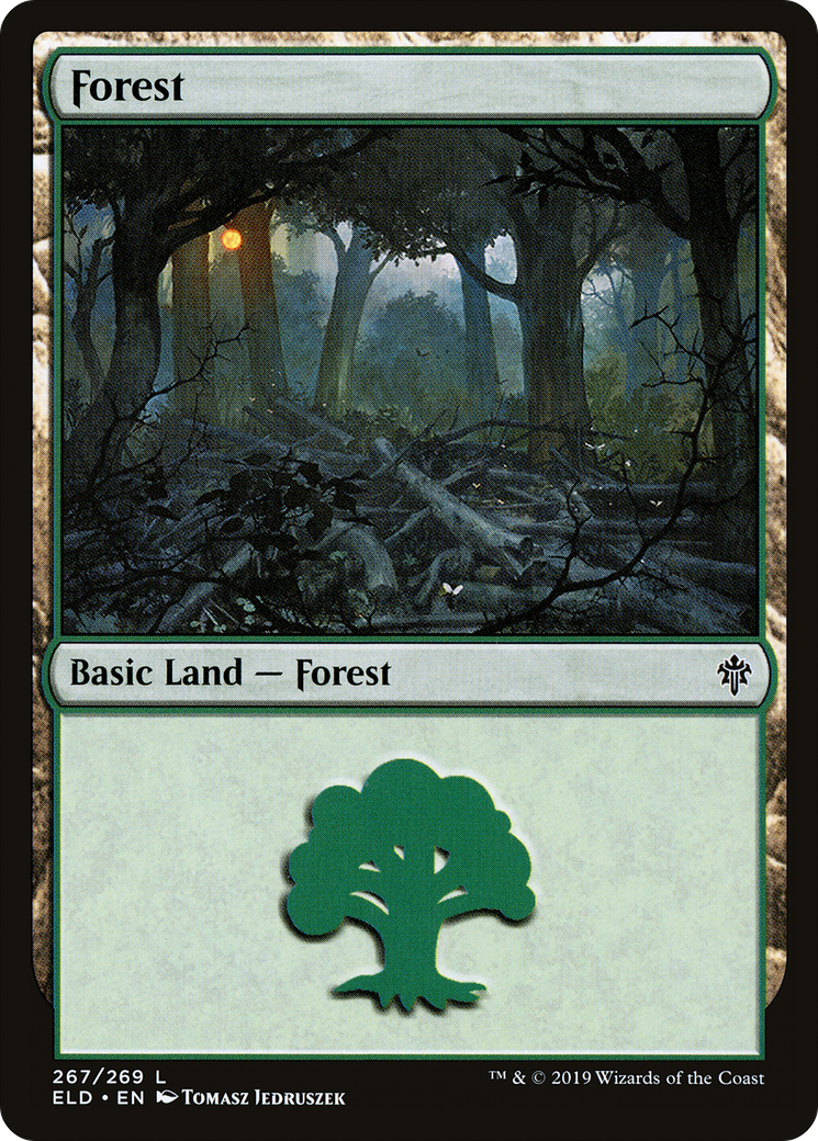 Forest (267) [Throne of Eldraine] Foil