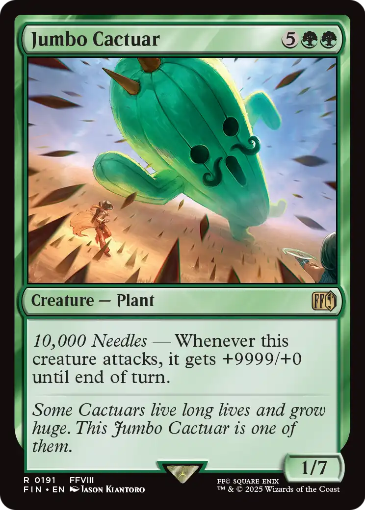 Jumbo Cactuar (191) [Universes Beyond: FINAL FANTASY]