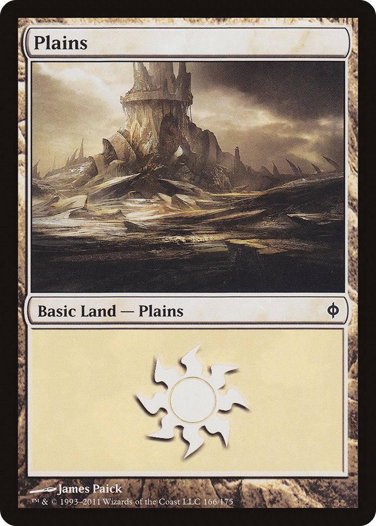 Plains (166) [New Phyrexia] Foil