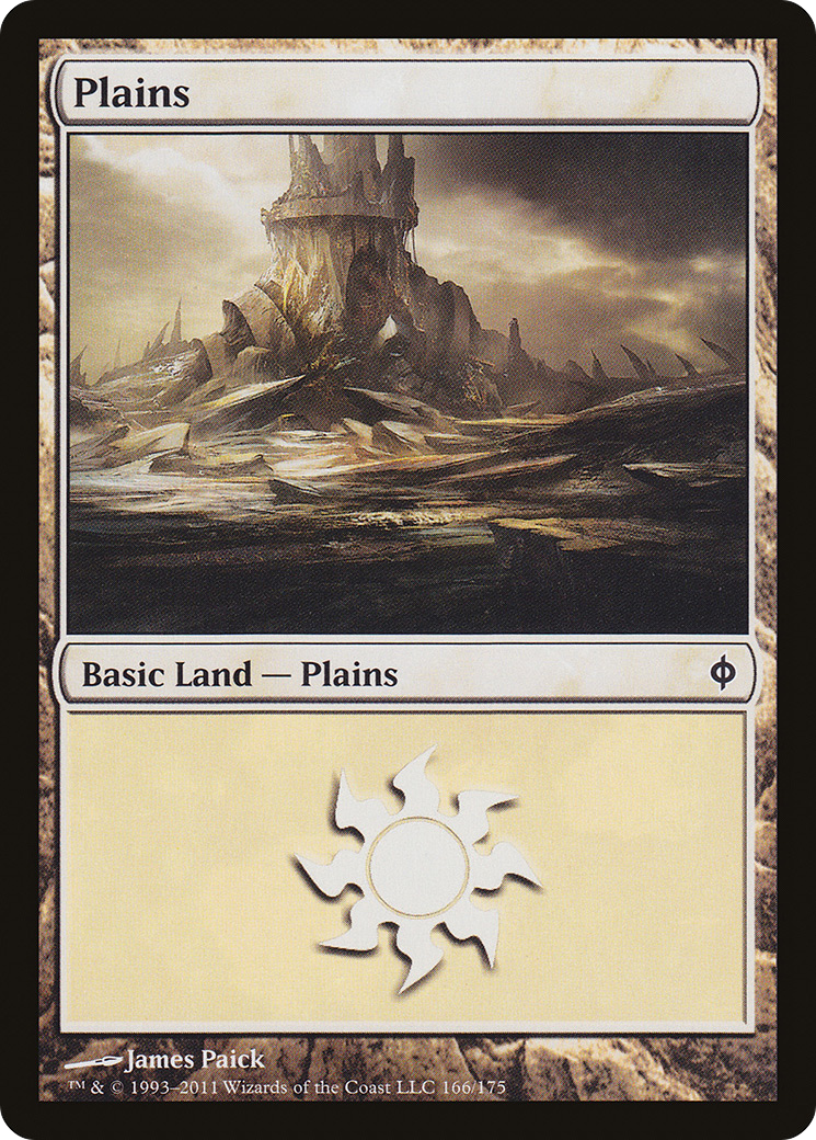 Plains (166) [New Phyrexia] Foil