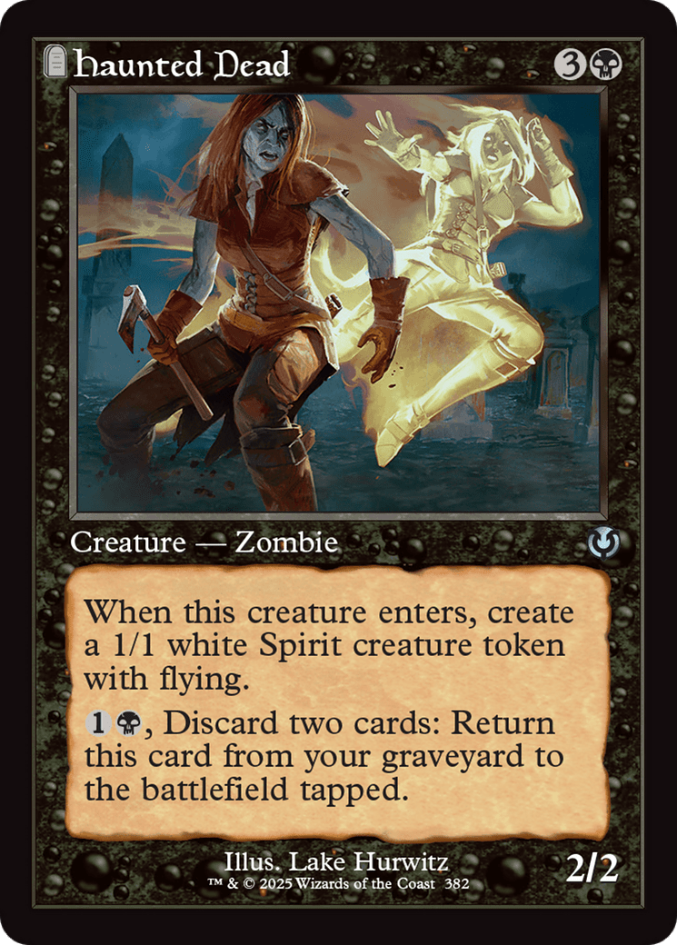 Haunted Dead (Retro Frame) (-382) [Innistrad Remastered]