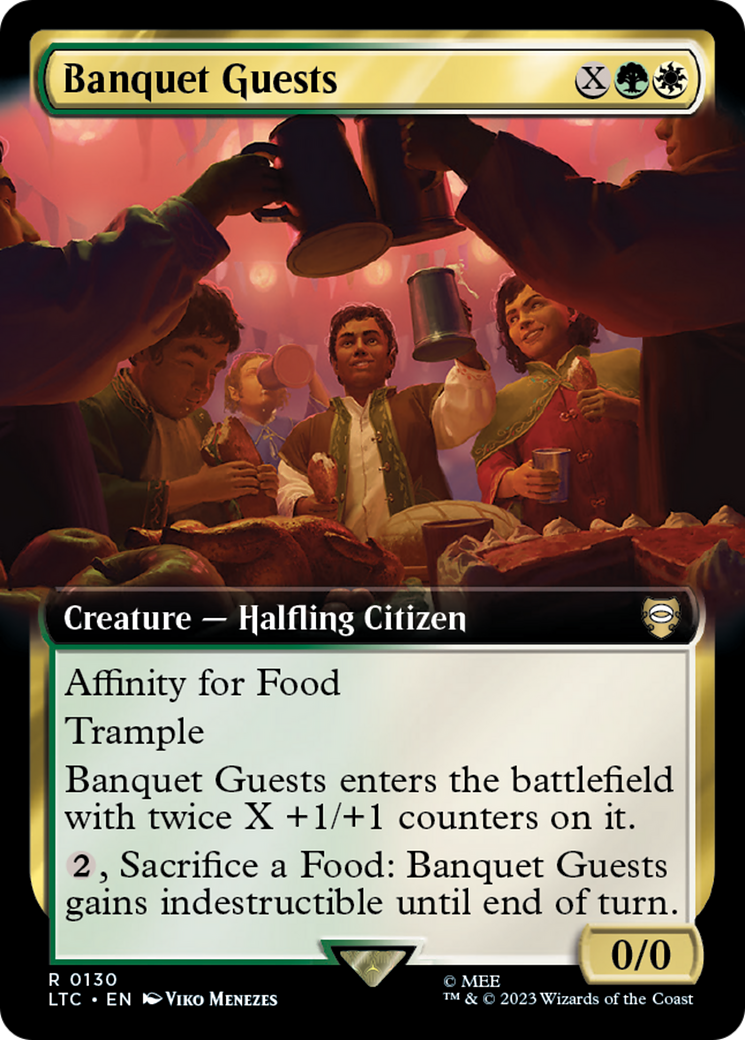 Banquet Guests (130) [Tales of Middle-earth Commander] : (Extended Art) Foil