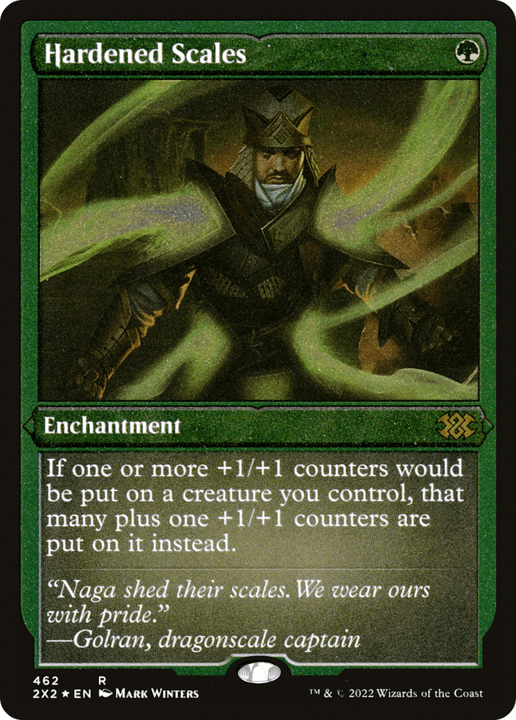 Hardened Scales (Foil Etched) |  Foil (462) [Double Masters 2022]