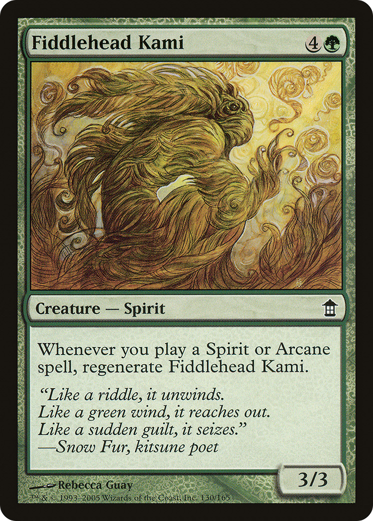 Fiddlehead Kami [Saviors of Kamigawa] Foil