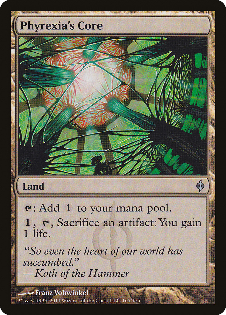 Phyrexia's Core [New Phyrexia] Foil