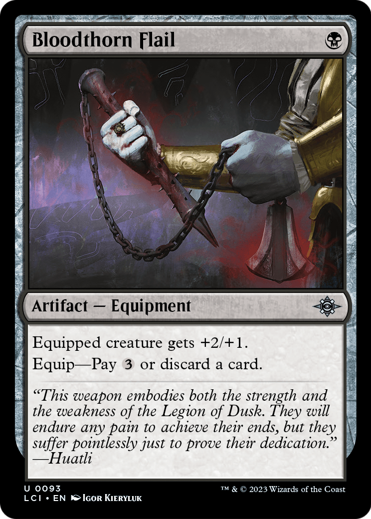 Bloodthorn Flail [The Lost Caverns of Ixalan] Foil