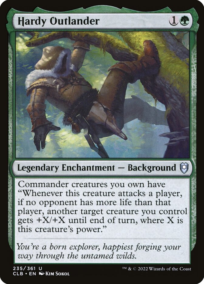 Hardy Outlander 235 (Commander Legends: Battle for Baldur's Gate)  - Foil