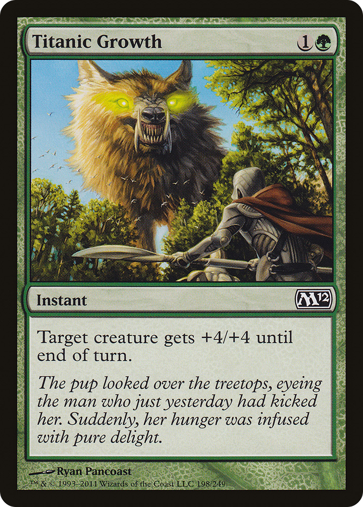 Titanic Growth [Magic 2012] Foil