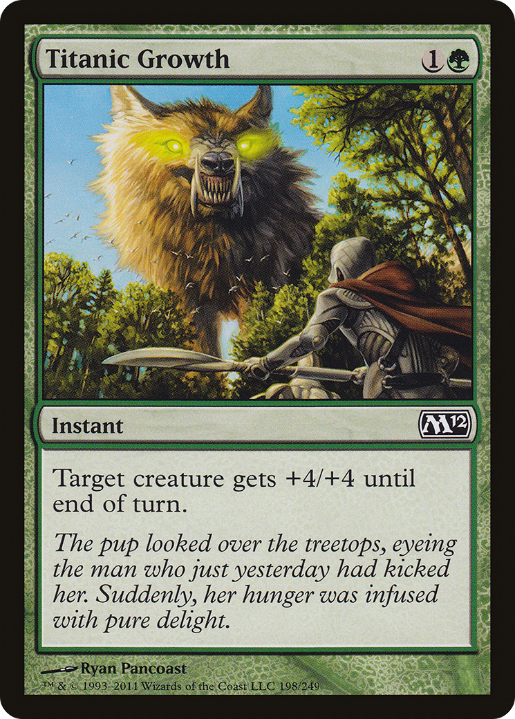 Titanic Growth [Magic 2012] Foil