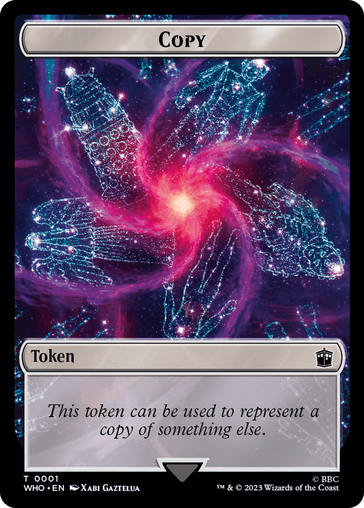 Copy // Food (0027) Double-Sided Token [Doctor Who Tokens] Foil