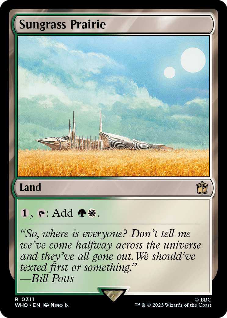 Sungrass Prairie [Doctor Who] Foil