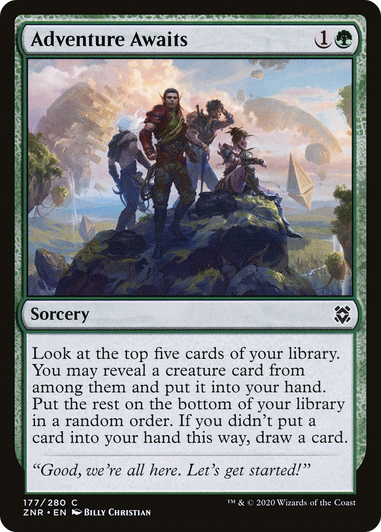 Adventure Awaits [Zendikar Rising] Foil