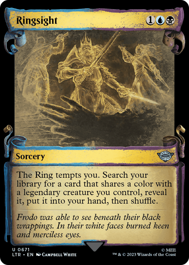 Ringsight [The Lord of the Rings: Tales of Middle-Earth Showcase Scrolls] Foil