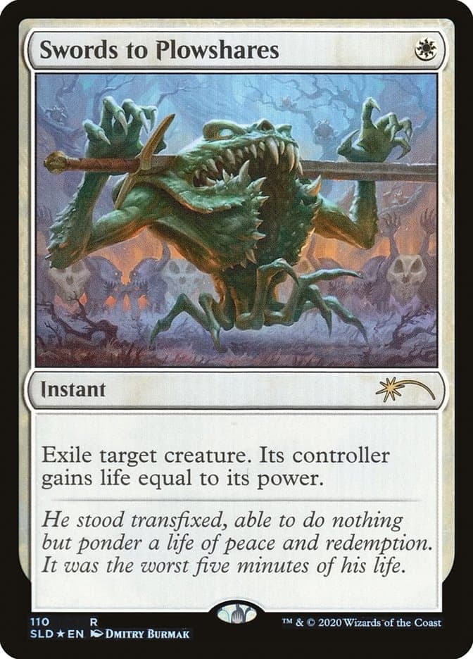Swords to Plowshares (110) [Secret Lair Drop Series] Foil
