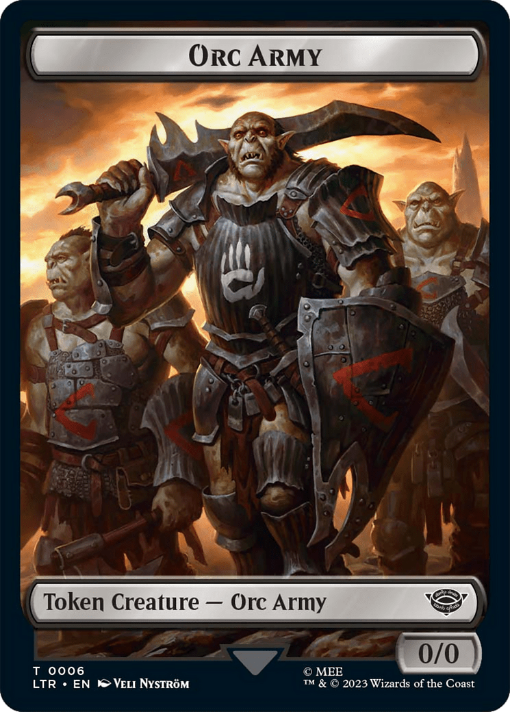 Orc Army (TLTR-006) - Tales of Middle-earth Tokens Foil