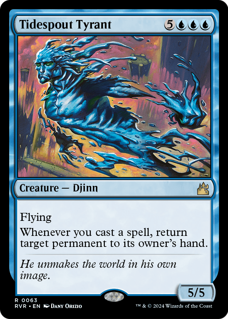 Tidespout Tyrant [Ravnica Remastered] Foil
