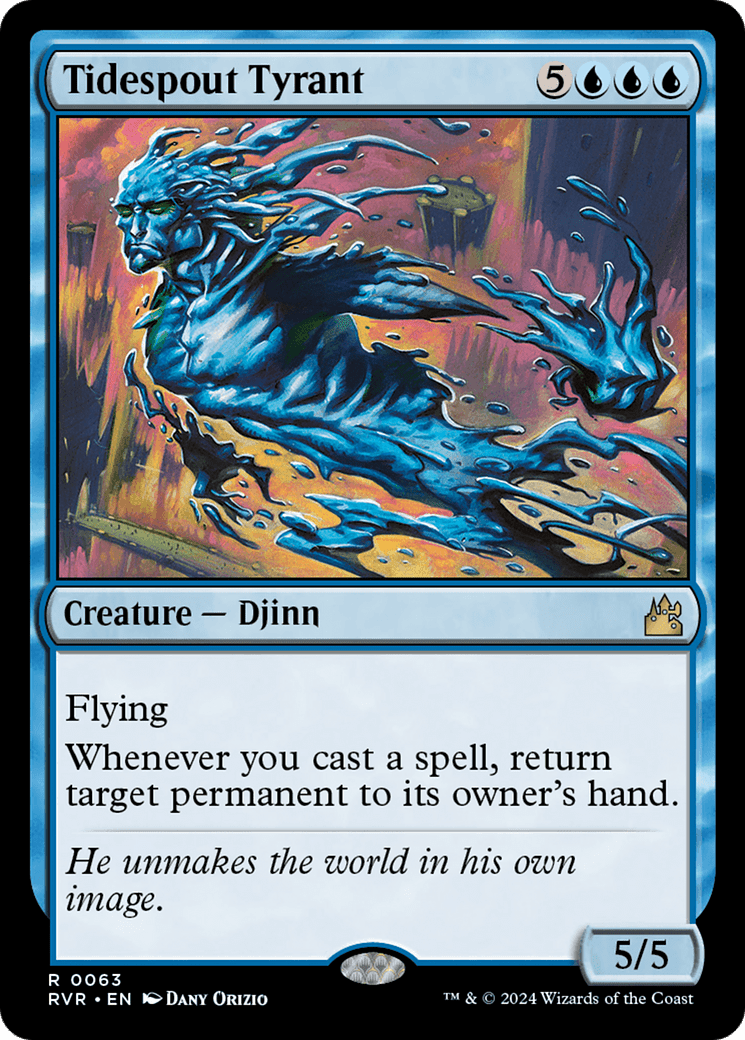 Tidespout Tyrant [Ravnica Remastered] Foil