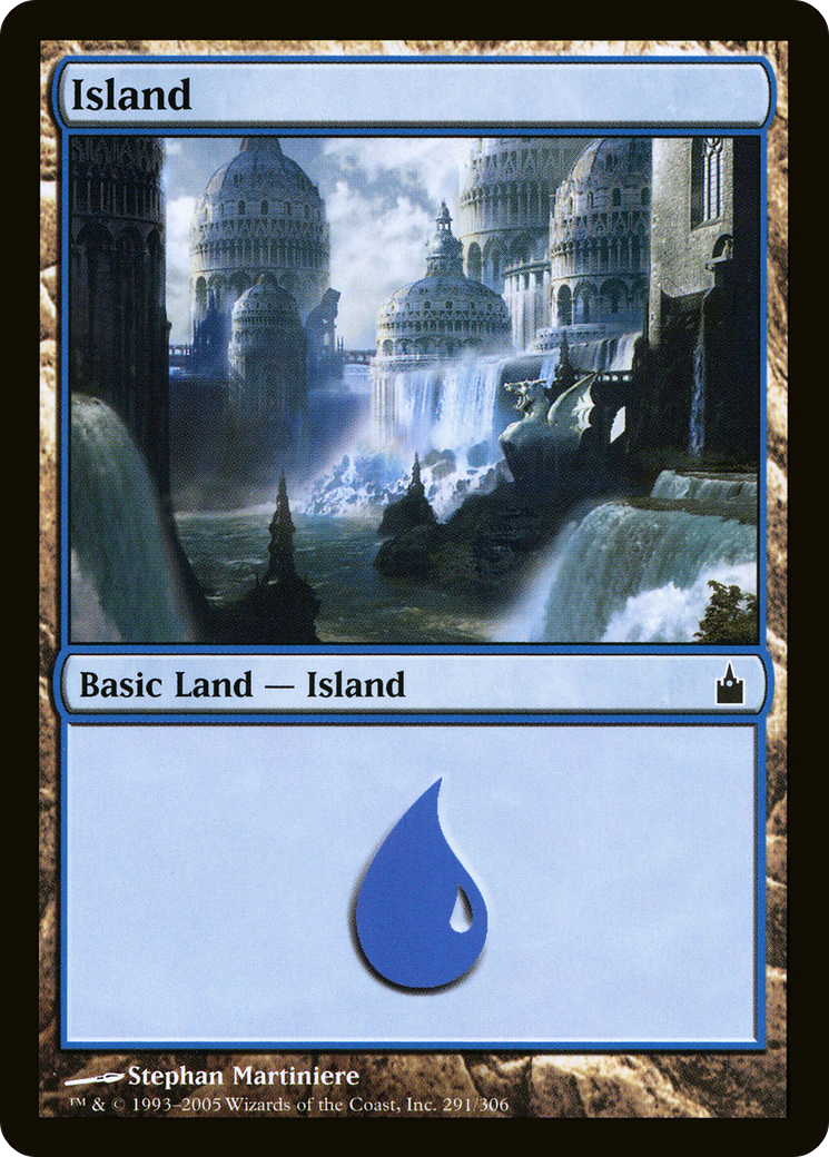 Island (291) [Ravnica: City of Guilds] Foil