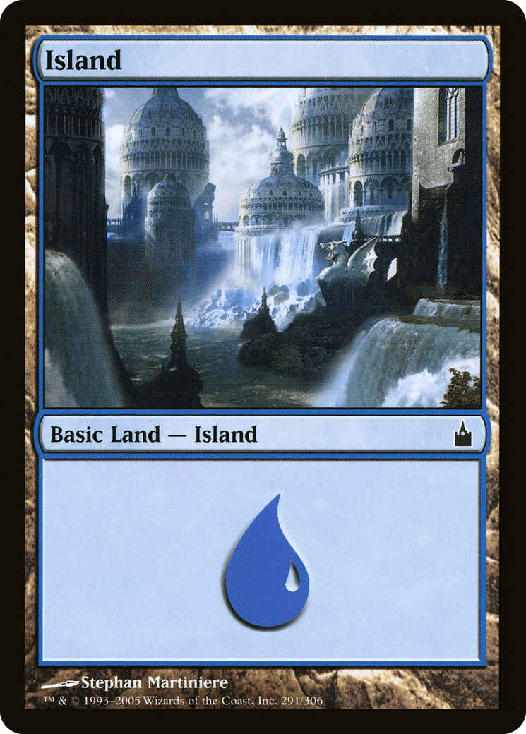 Island (291) [Ravnica: City of Guilds] Foil