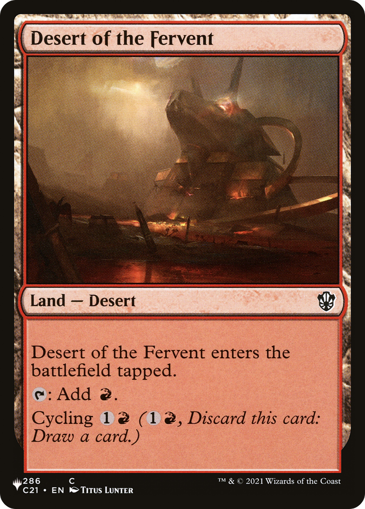 Desert of the Fervent |  (C21-286) [The List]