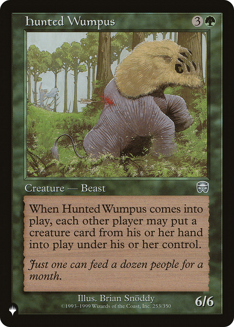 Hunted Wumpus |  (MMQ-253) [The List]