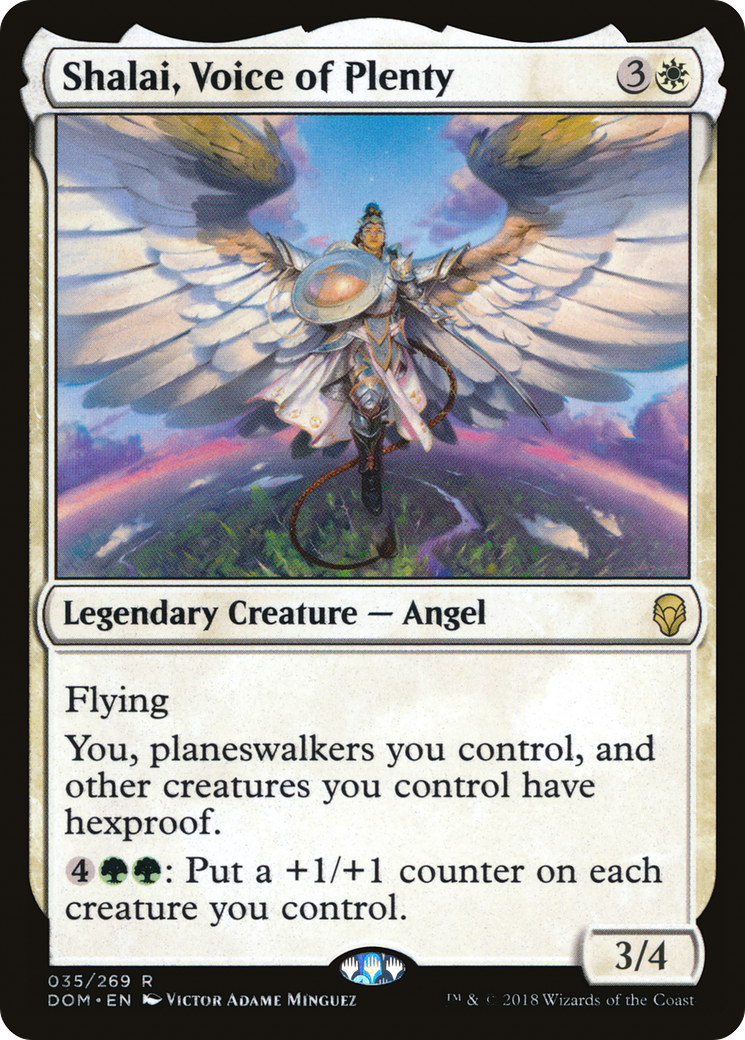 Shalai, Voice of Plenty [Dominaria] Foil