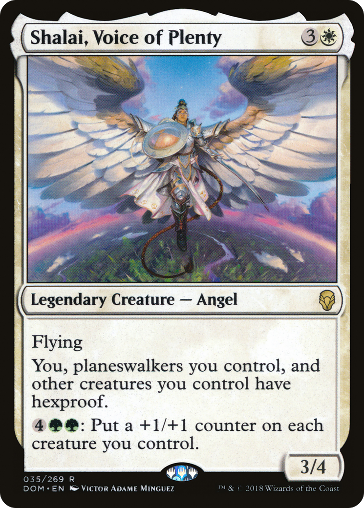 Shalai, Voice of Plenty [Dominaria] Foil
