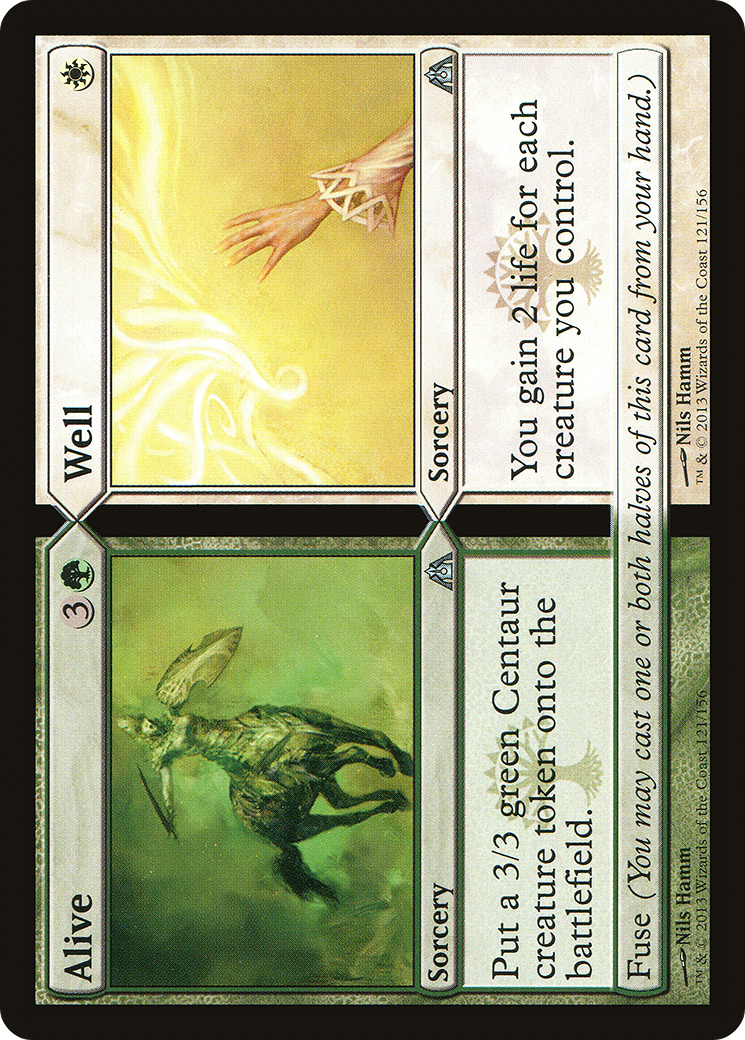 Alive // Well [Dragon's Maze] Foil