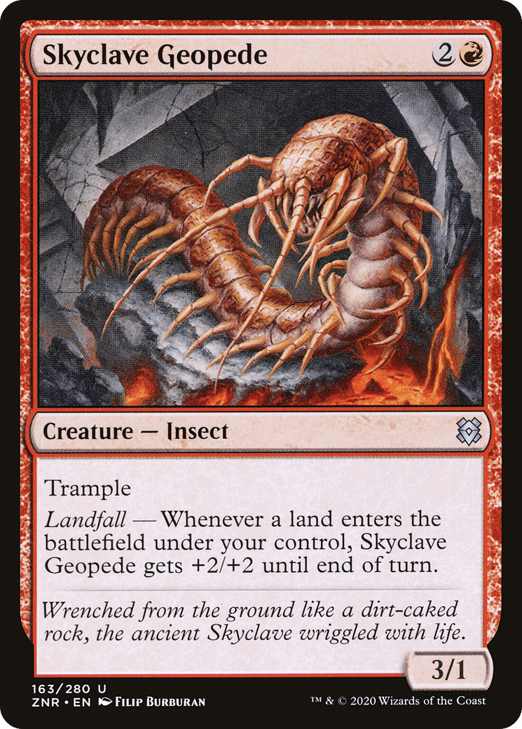 Skyclave Geopede [Zendikar Rising] Foil